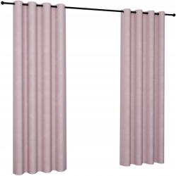 NOW-ART Kész függöny, bársony, 140x230 cm, bársonyfüggöny, velvet, fémkarikás (ZASŁONY WELUROWE ZACIEMNIAJĄCE RÓŻNE KOLORY)