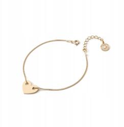 Giorre Női Karkötő Szív Ezüst 925 Aranyozott Klasszikus Arany 19 cm Giorre (5905804387621)