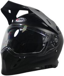 Roy Casca moto dual cu ochelari, VCAN H331, marime XXL, culoare negru mat (ROY31049) - mxenduro