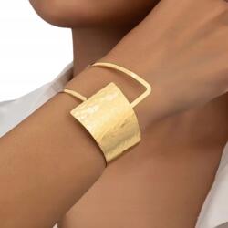  Arany Kleopátra Karkötő Gravírozott Elegáns Merev Bangle Stílusos (Bomevarica9562548)