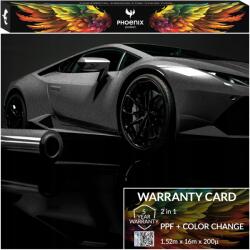  Színes Ppf Fólia Phoenix Protect - Autó Színváltoztató Diamond Carbon Grey (Folia PPF Diamond Carbon Grey 152cmx16m)