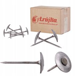 Trojka Kátránylemez Szeg Alátéttel 3x30 zsindelyhez 1KG (GPBO 3.0X30 PO 1KG)