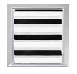 Euro-Home Eurohome Dupla Roló 100x150 cm Fekete-fehér Fúrás Nélkül (B08XX2S425)