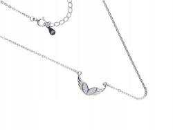 Lovrin 925-ös ezüst nyaklánc szívvel és szárnyakkal, divatos ajándék medállal (Lovrin 64134)