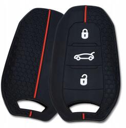  Szilikon Kulcstartó Tok Peugeot 208 308 408 508 3008 4008 5008 típusokhoz