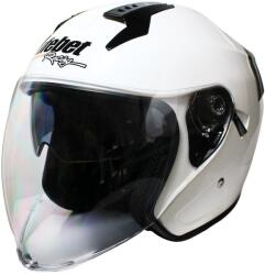 Roy Casca moto semi-integrala cu ochelari adulti, Safebet HF-227, culoare alb, marime XL (ROY32236) - mxenduro