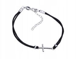 Lovrin Ezüst 925 karkötő zsinórral és kereszttel 1, 72g Elegáns ajándék (Lovrin 49239)