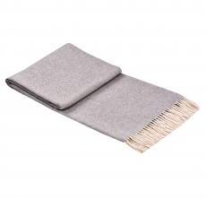 Interblanket Луксозно Кашмирено Одеяло В Светлосиво - 140x200 См | Меко, Топло И С Елегантни Ресни