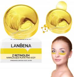 Lanbena Szemmaszk Zselés Hidrogél Pelyhek Retinol 60 Darabos (Płątki ŻELOWE pod oczy HYDROŻELOWE Retinol)