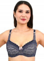 Lanny Mode Melltartó Merevítő Nélküli (Puha Kosaras) Lanny Mode Gloria, Sötétkék, 90F