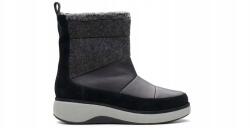 Clarks Hótaposó Clarks Un Vista WALK2 fekete bőr szőrmével 39-es (261385604)