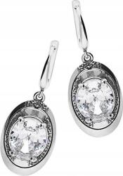 Lovrin Ezüst fülbevaló 925 Ovális Cirkónia Kövekkel 7, 60 g ajándék nőknek (Lovrin 58032)