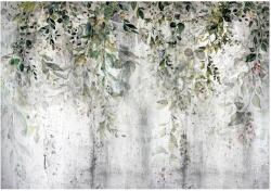 Wallarena Fotótapéta Zöld Levelek Természet Beton Hálószobába Nappaliba Tapéta 400x280 (FOTOTAPETA DO SYPIALNI SALONU 14511VXV8)