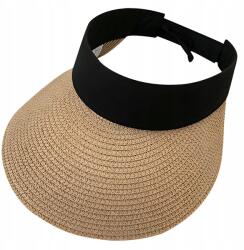 EdiBazzar Női bézs színű szalmakalap strandoláshoz, napellenzővel nyári szalmakalap (5905884043875)
