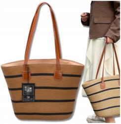 Bad&Bags Strandtáska Nagy Válltáska Shopper Bad&bags Strand Piknik Női (torba na ramię beżowa BAD&BAGS plażowa)