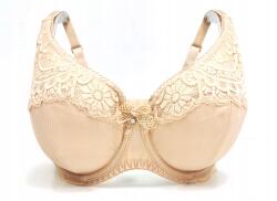 Lanny Mode Csipkés, Merevítő Nélküli Melltartó Lanny Mode Milena, bézs 90D