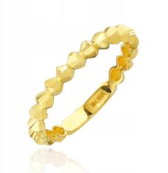 Lovrin Arany Gyűrű Szegecsekkel 585 1.19g 13-as Méret Ajándék kő nélkül (58716249)