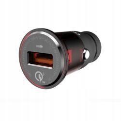  Ldnio Szivargyújtó Usb Töltő, 1xUSB, Quick Charge 3.0, 5V/3A, barna/szürke (C-304a)