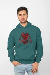  D&b Unisex Hoodie MO00045 Predator Sötét türkiz-Méret S