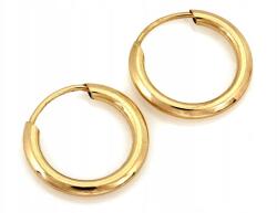 Lovrin Női arany fülbevaló 585-ös, karika formájú, 14 karátos, elegáns design (50753884)