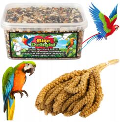  Karma Nagy Papagájoknak 1L Fehér Senegáli Köles 0, 5KG