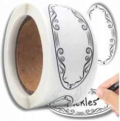 Fehér matricák, címkék, 150 db-os tekercs Diy ajándékokhoz, üvegekhez és borítékokhoz (5905884069905)