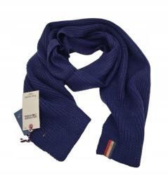 Tommy Hilfiger Rendkívül kellemes sötétkék sál Tommy Hilfiger bárány gyapjú 32x220cm