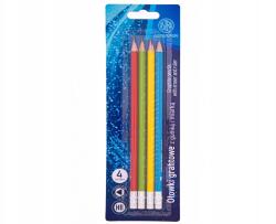 Astra 4 db Hagyományos Hb ceruza radírral és mérőskálával AstraPEN, blisztercsomagolásban, 206022029 (5901137181257)