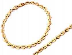 Lovrin Arany divatos szív karkötő csillogó 585 14k 3.55g 19-es méret ajándék (43803021)