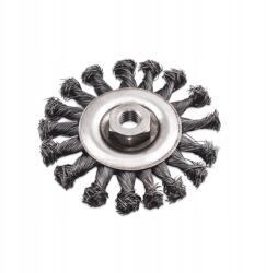 Maan M14 menetes, csavart tárcsás kefe, 100 mm átmérő (4577)