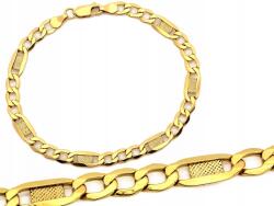 Lovrin Arany Figaro karkötő 585 klasszikus, fényes szövés 20cm ajándékba 14k (Lovrin)