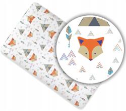 Ankras Pamut Lepedő Kiságyba 120x60 Mintás! (Prześcieradło 120x60 FOX Beżowy)