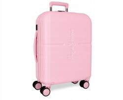 Pepe Jeans Highlight Világos Rózsaszín, Abs Utazóbőrönd, 55x40x20cm, 37L, (kicsi) (768862C)
