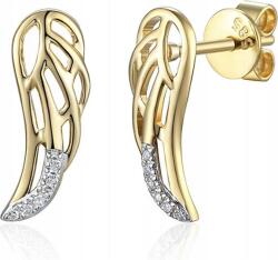 Lovrin Arany fülbevaló 585 szárny gyémántokkal 1, 3g modern design nőknek (60826960)