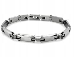 Lovrin Modern, 7, 7 mm-es acél férfi karkötő, 21-es méret, ajándék férfiaknak (44243480)