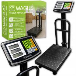  Elektronikus bolti mérleg LCD kijelzővel, 150 kg-ig, platformos, teherbírású, erős (Waga Magazynowa Elektroniczna Waguś 150kg)