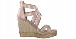 s. Oliver Női rózsaszín bőr szandál parafa éktalppal 38-as méret (5-28311-20 519)
