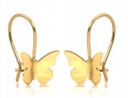 Lovrin Arany pillangó fülbevaló 585 14k akasztós női 0.70g (60978906)