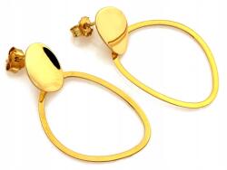 Lovrin Ezüst fülbevaló 925 aranyozott divatos 3.37g merev nagy 42.3mm ajándékba (51737580)