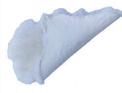 Furryman XXL méretű, természetes gyapjúból készült szőrmeszőnyeg fotelre kanapéra fehér (biała Duża)