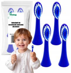 Vitolog Pótalkfejek Betétek szónikus fogkeféhez gyerekeknek 4 db-os fej (Wkład główka szczoteczka soniczna dziecięcej)