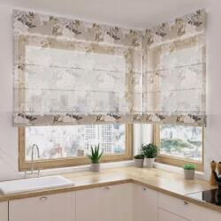 Markizeta Peoni áttetsző római roló 140x160 cm (5907693228825)