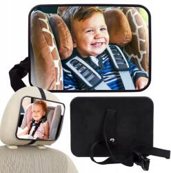 Lewer Tükör a gyermek megfigyeléséhez utazás közben Autóban, biztonságos Autós (Lusterko samochodowe do obserwacji dziecka)