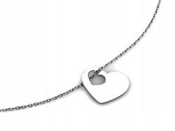 Lovrin Ezüst nyaklánc 925 -ös finomságú, szív alakú medállal, divatos design, ajándék ötlet s (44239065)