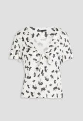 Maje Floral-Print Satin-Jacquard Top R34 (MFPTO00392)