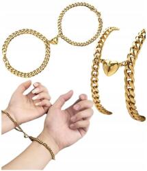 EdiBazzar Arany karkötő barátoknak Par x2 páncél (Złota Bransoletka dla Przyjaciół Par)
