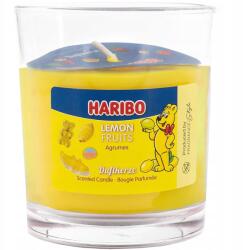 HARIBO Illatos gyertya üvegben ajándékba, citromos gumicukor illattal Haribo Lemon Fruits (4262399025347)