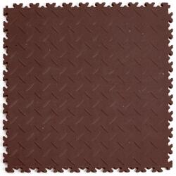 Fortelock Pvc garázslapok eco barna bordázott műhely szerviz Moduláris padló (FL eco 7mm)