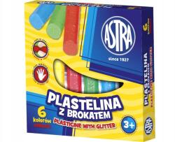 ASTRA Gyurma csillámokkal, 6 szín, 303109001 (40472)