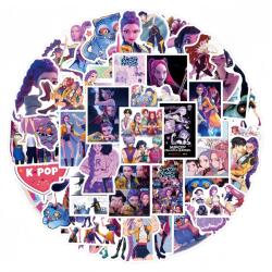 100 Db Kpop Demon Hunters Matrica Gyerekeknek Ajándékba Démonvadászok
